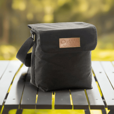 OzWit oilskin six pack cooler bag